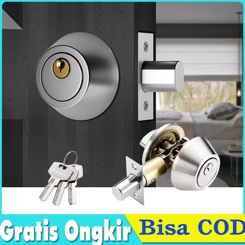 Kunci Pintu Tambahan Dekson Kunci Pintu Rahasia Dead Bolt Pintu Kayu Besi Grendel