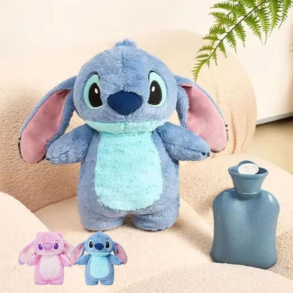 Stitch Anime Penghangat tangan musim dingin Hot Water Bag penghangat tangan portable kantong penghan