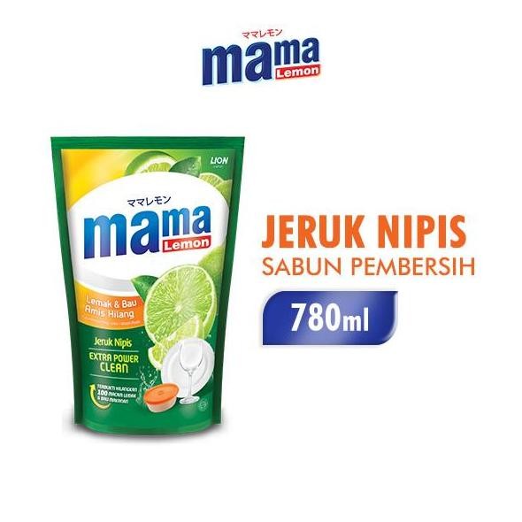 Ready Stock MAMA LEMON JERUK NIPIS. Sabun Cuci Piring Pouch 230 450 780 ML
