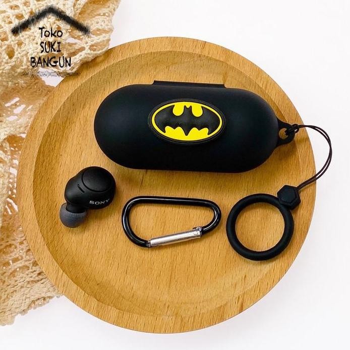 Case Sony WF-C510 Rubber CARTOON HEROES Silicone Cover Casing Pouch Protector WFC510 WF C510 murah