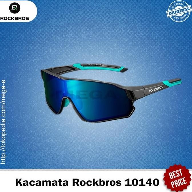 Kacamata Rockbros 10140 Kaca Mata Olahraga Sunglases Polarized Anti UV