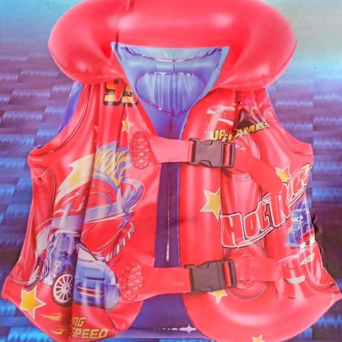 Swim Vest Cars Kecil. Jaket Rompi Pelampung Renang Anak