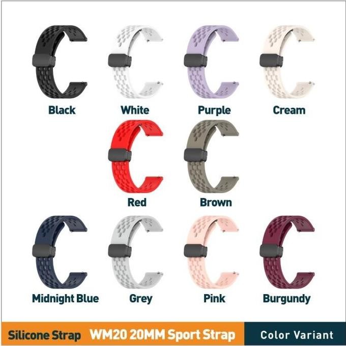 WM20 Magnet Strap 20mm Amazfit GTS 3 4 Mini BIP Lite /Galaxy Watch 6 5