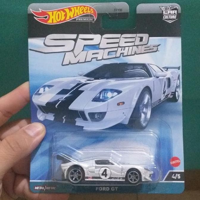 HOT WHEELS SPEED MACHINE FORD GT PUTIH