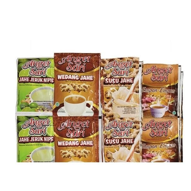 

DD ANGET SARI 28 GRAM WEDANG JAHE SUSU JERUK NIPIS 30 GR 27.5 SACHET