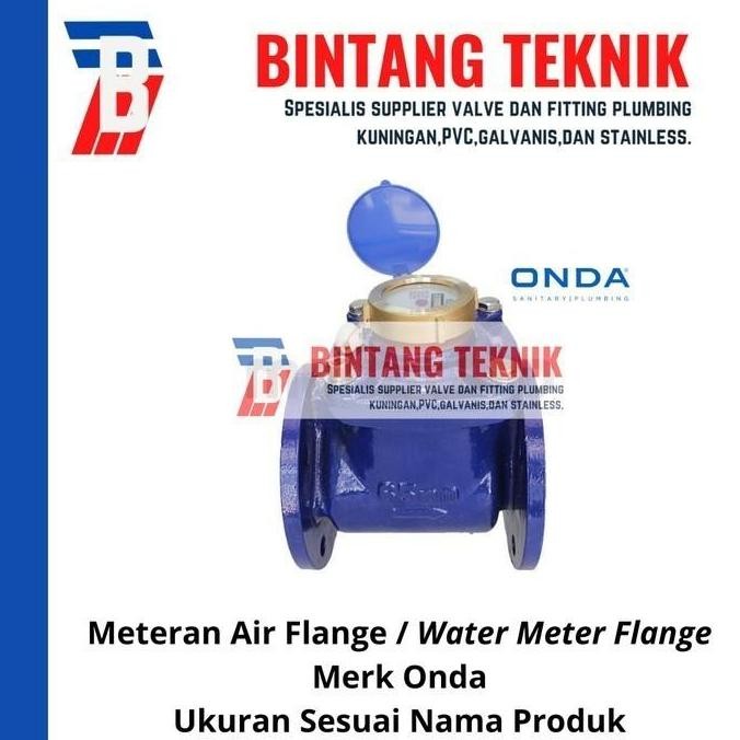 Meteran Air Flange 10" Inch Onda