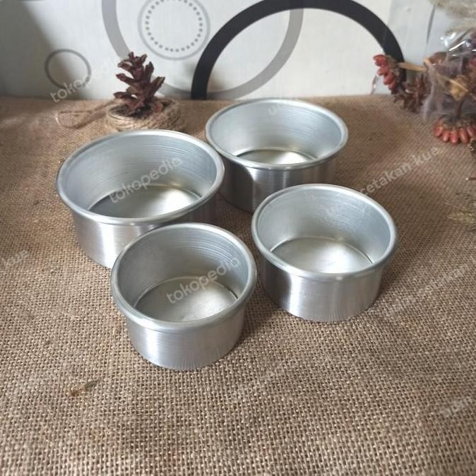 loyang bulat press / mangkok bal bal diameter 7 cm - 10 cm tinggi 5 cm