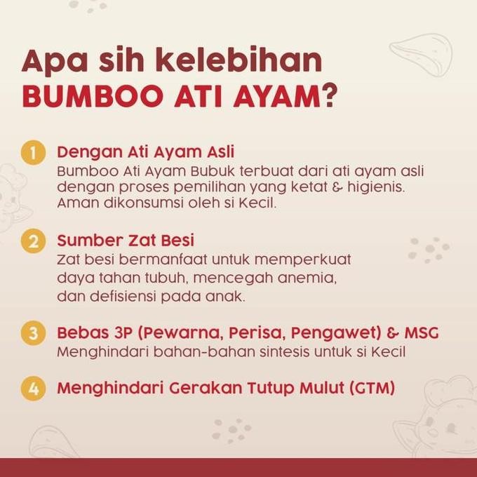 

Barefood BUMBOO Kaldu Ayam Jamur Anak MPASI Asli No MSG 90gr