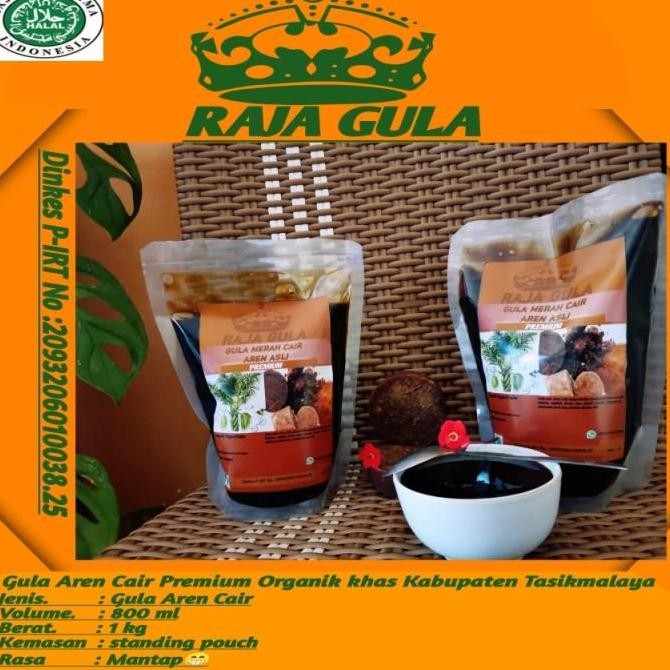 

gula aren cair premium organik asli 1kg