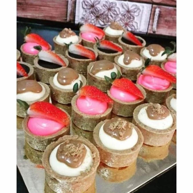 cetakan kue tart mini/tartlests/pie mini/ bulat tanpa sambungan