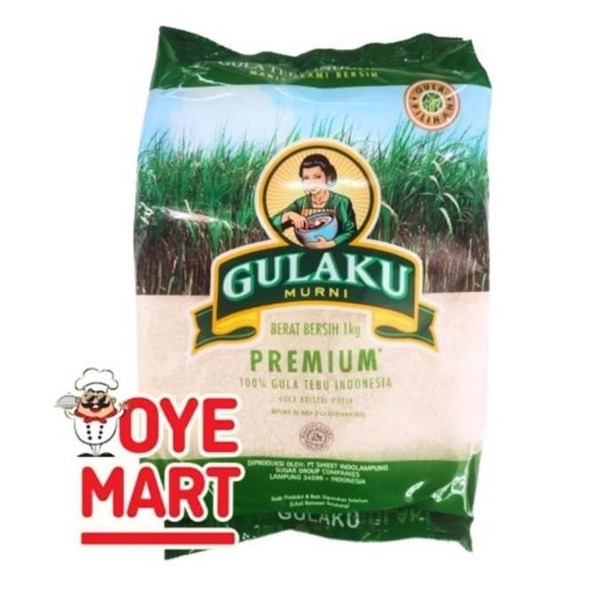 

GULAKU MURNI 1 KG GULA TEBU PREMIUM/KEMASAN HIJAU