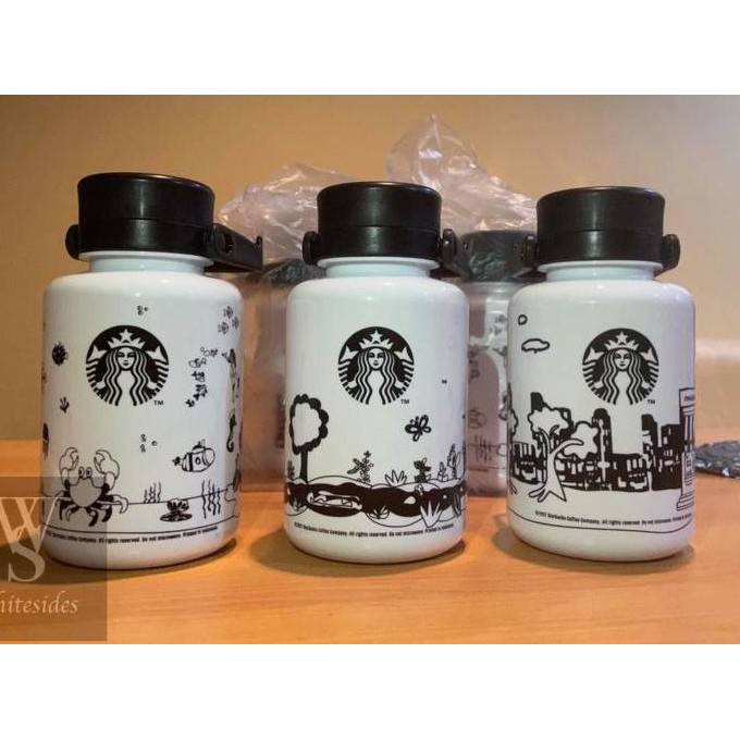 Starbucks X Kreaby Original 1L Liter Plastic Reusable Bottle Tumbler Limited Edition