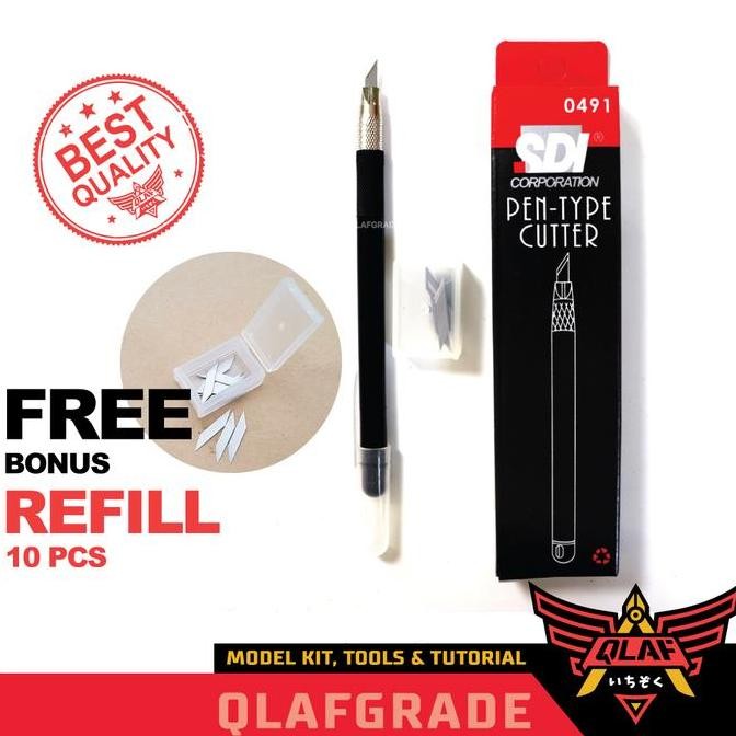 

Pen Cutter SDI 0491 + Refill 10pcs