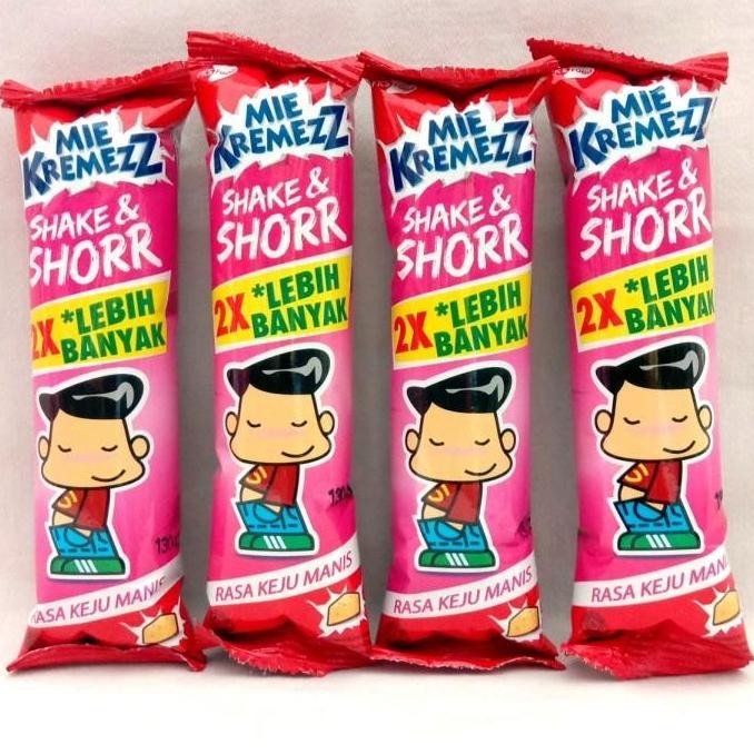 

MIE KREMEZZ Shake & Shorr Rasa Keju Manis 16gr Isi 20+1 pcs