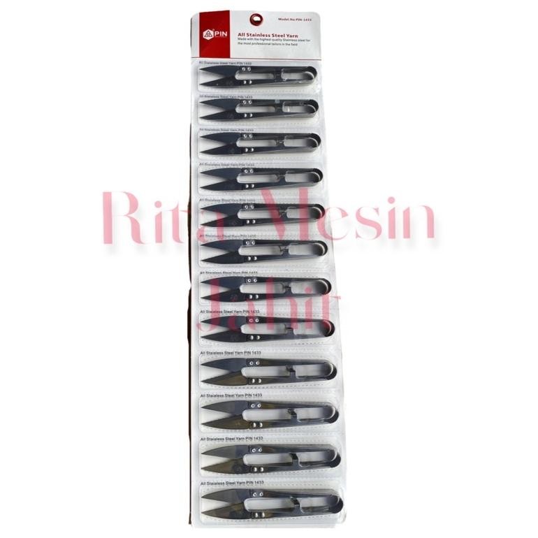 

satu lusin gunting benang stainless PIN1433
