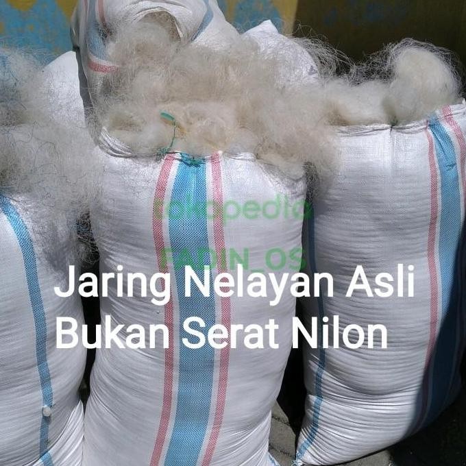 Jaring Nelayan Bekas 1kg Filter Kolam Koi
