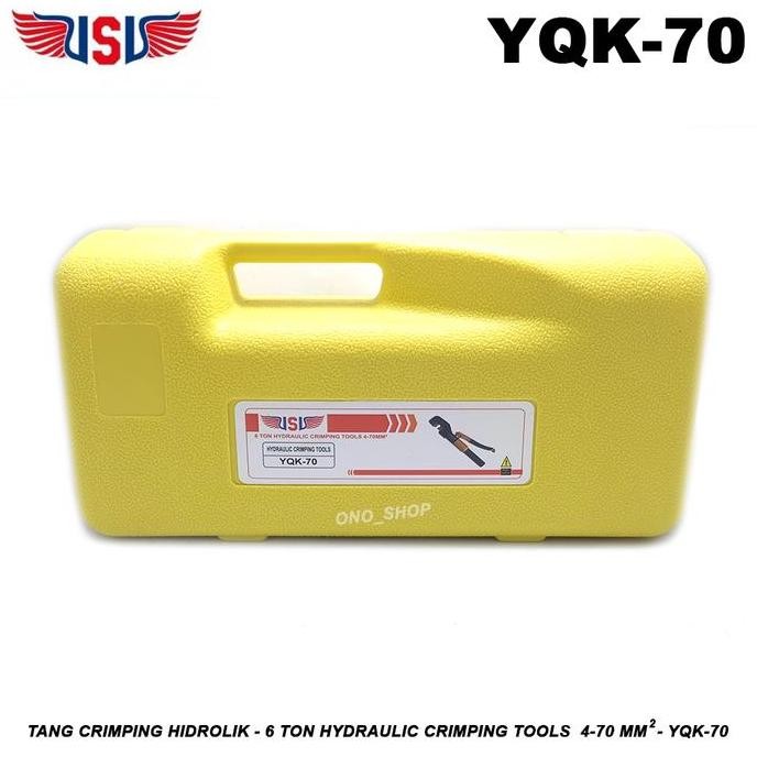 Tang Crimping Hidrolik - 6 Ton Hydraulic Crimping 4-70 mm - YQK-70