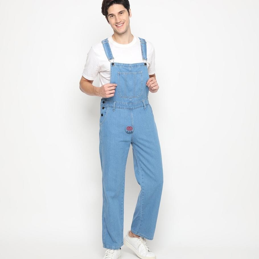 Nuber Jumpsuit Overall Kodok Jeans Seruni Pria