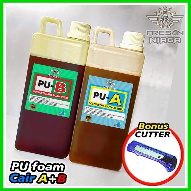 Promo Bahan Insulasi Bangunan Cairan PU-A dan PU-B Polyurethane Foam Rigid Busa Keras Padat Cor Peng