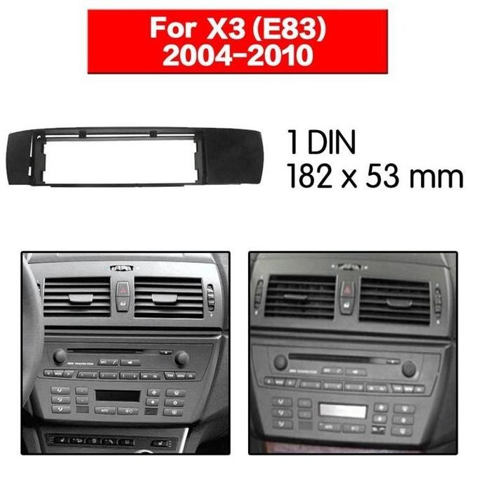 Promo Frame 1 Din BMW X3 E83 2004 - 2010 Panel Head Unit COD