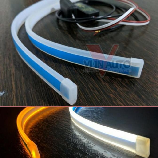 Lampu Alis Headlamp Mobil Honda FREED LED DRL Sen Running 2pc Keren