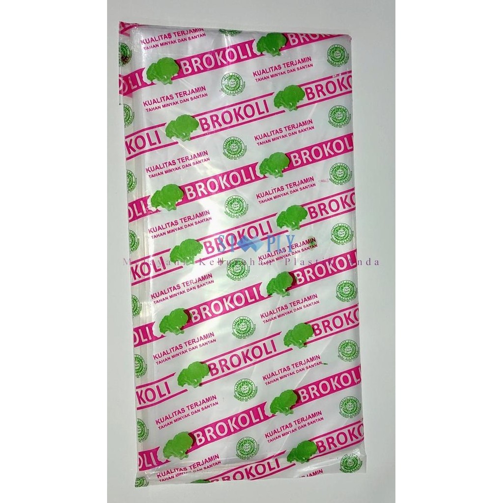 Premium Plastik Pe Brokoli Uk 25X45