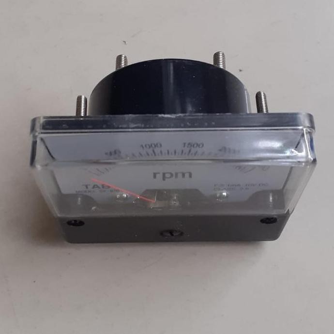 RPM Meter Analog 0-2500 RPM 1 mA 10 V DC Tachometer