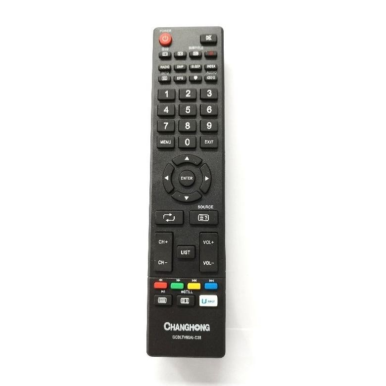 READY STOK REMOT REMOTE TV CHANGHONG GCBLTV60AI-C38 FOR L32H1 L32G3 LED CHANGHONG Siap kirim