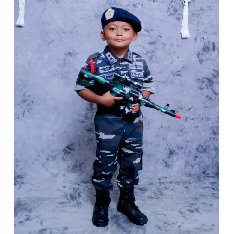 Baju Pdl Tni Al Kostum Tni Loreng Al Baju Profesi Tni Al
