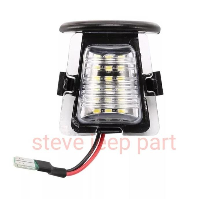lampu LED dudukan plat nomor belakang jeep wrangler JK