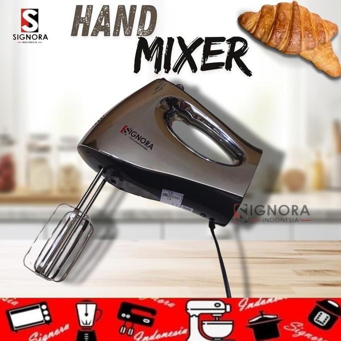 ''Terlaris" Hand Mixer Signora / Hand Mixer Silver Signora Murah