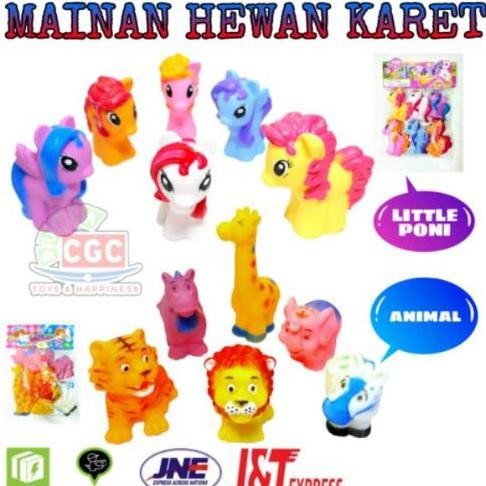 Mainan Hewan Little Poni Karet Bunyi SNI