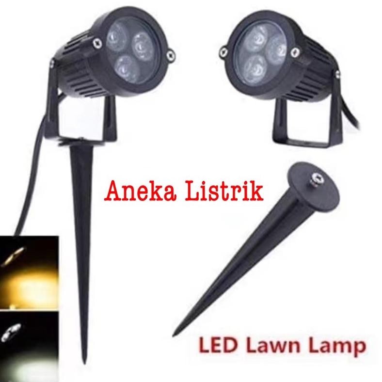 Lampu Taman Led 3 Watt / 5 Watt / Piringan / Tancap Led Sorot Taman  Lampu Sorot Taman