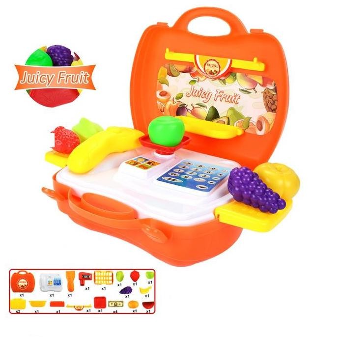 Tomindo Mainan Anak Supermarket maenan anak laki perempuan kasir baru