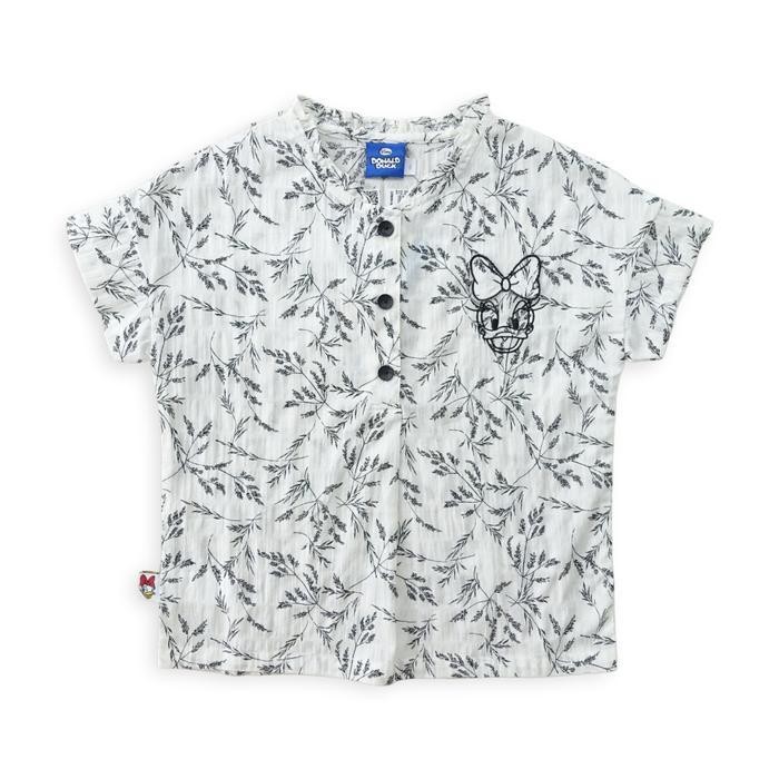 CT Blus lengan pendek anak perempuan/Short sleeve blouse/Daisy Funny Rain