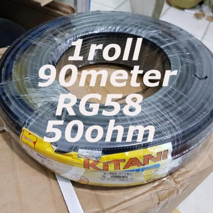 Kabel Coaxial RG58 50 Ohm 100Y KITANI