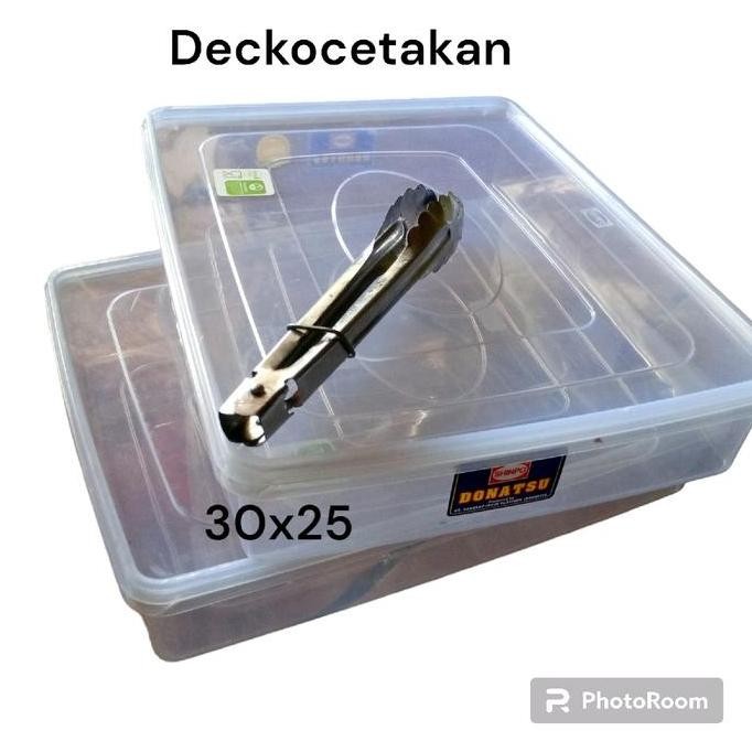 Bok Wadah Donat Gorengan Dll  Ukuran 30X40 1Set Isi Donat 12 Pcs +Capitan Allshop