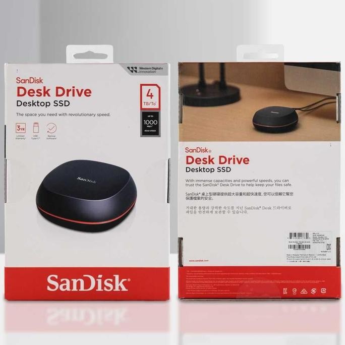 Ssd Desk Drive External 4Tb Eksternal Portable 1000Mb/S Usb 3.2 Gen 2 Type-C Untuk Laptop Pc Kompter