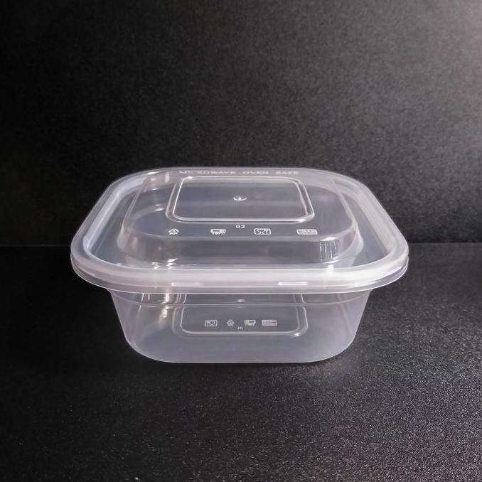 Thinwall kotak SQ 600 ml/food container/microwave oven safe