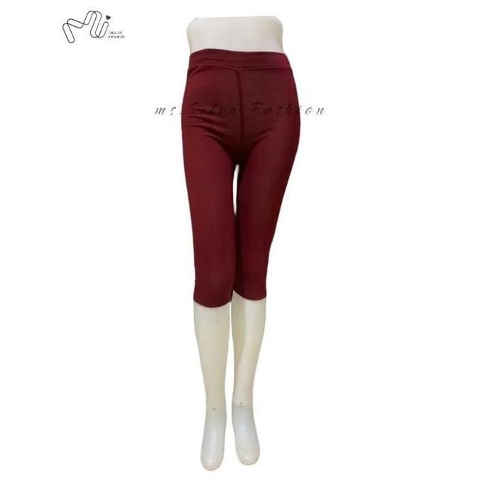 Df277>> Celana Legging Pendek Wanita/ Legging Wanita 7/8 Tebal | Legging Bahan Kaos Premium Panjang 