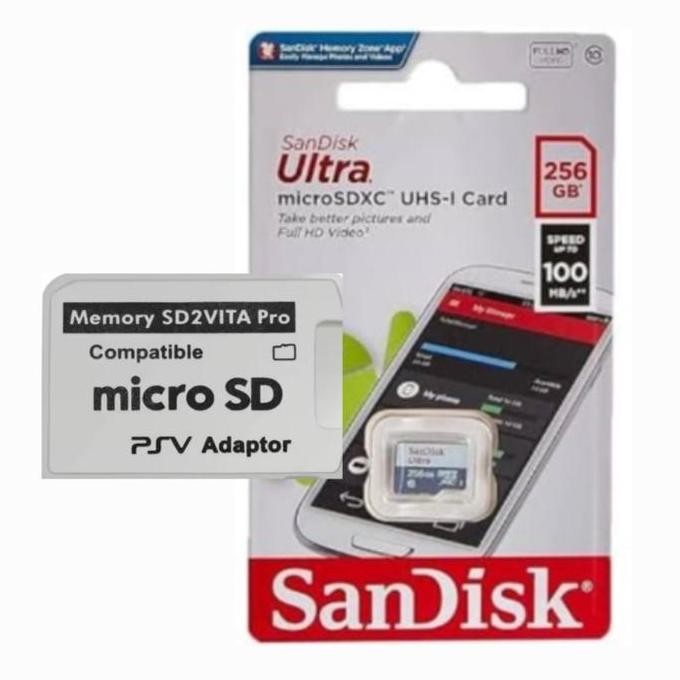 Memory PS vita 128GB Micro SD + Adapter PS vita - SD2vita