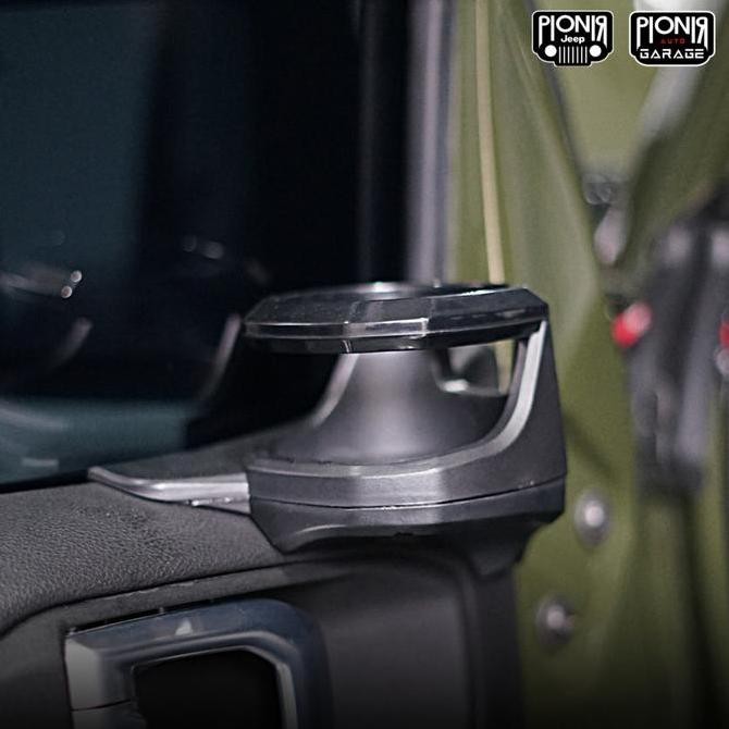 Promo Front Door Water Cup Holder Jeep Wrangler Rubicon JL Jeep Gladiator JT Braket Cup Holder Depan