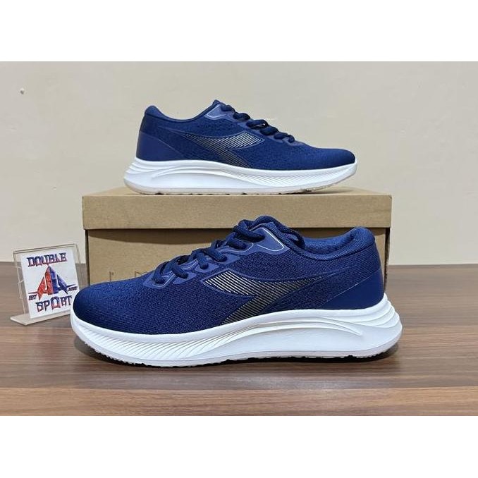 Sepatu Sekolah Olahraga Casual Pria Diadora Malco Navy Biru Original