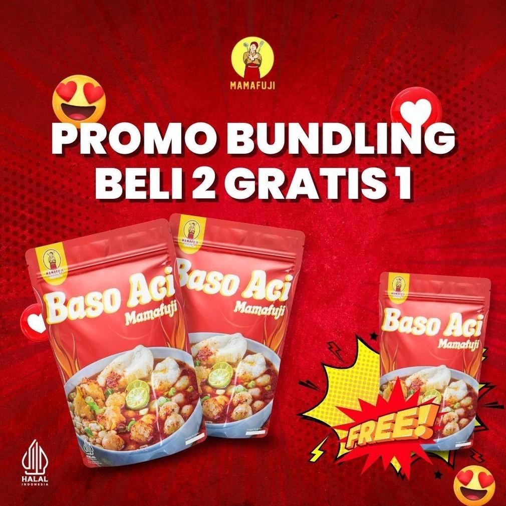 

TERMURAH LIVE (BUY 2 GET 1) Baso Aci Pedas Mama Fuji Siap kirim