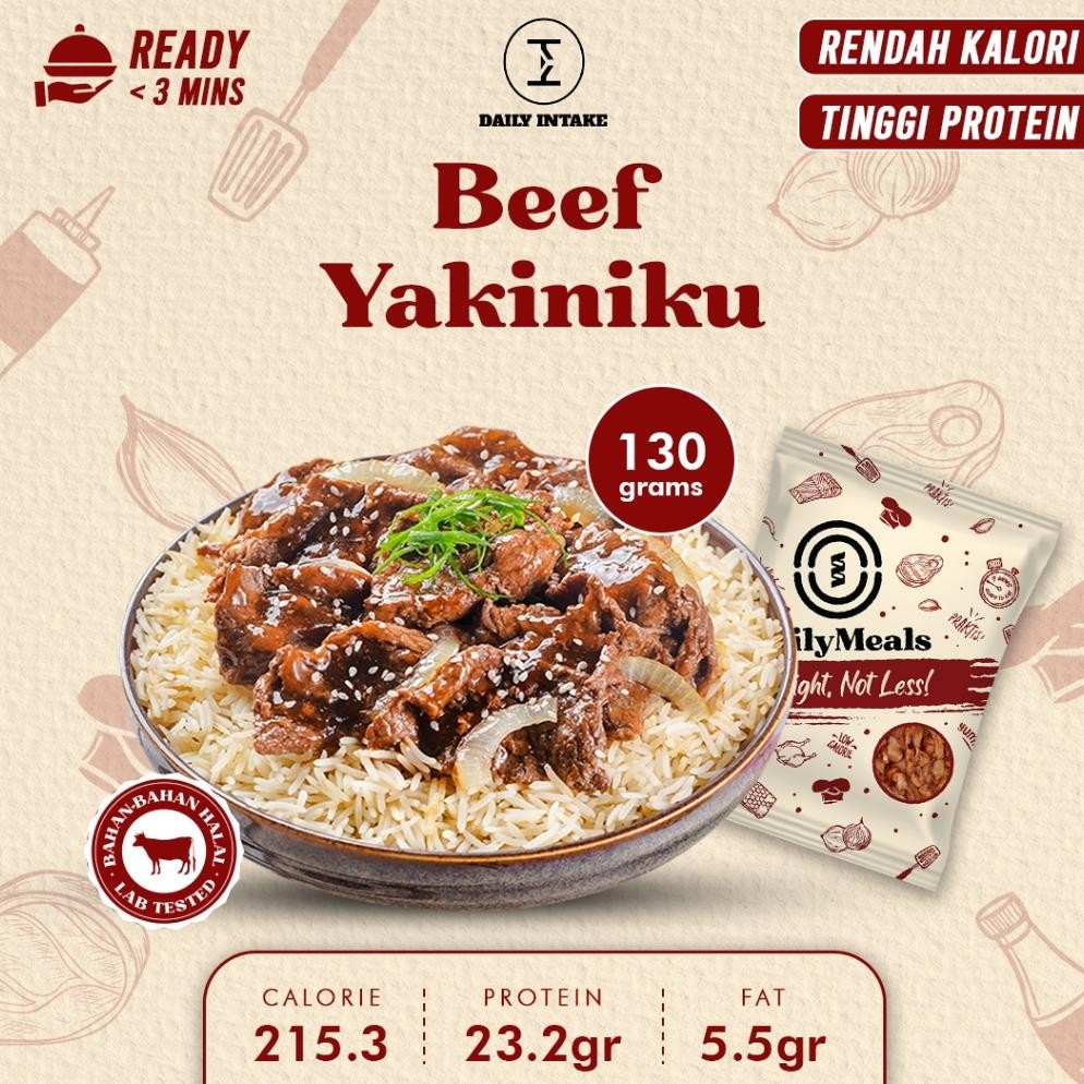 

TERMURAH Daily Intake Meal Prep Beef Yakiniku Sehat & Praktis Siap kirim