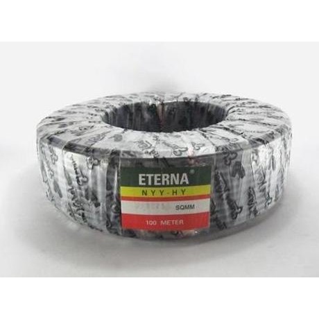 Promo Kabel NYYHY 3X2,5 mm ETERNA / NYY HY 3X2,5 / HITAM SERABUT / 1ROLL 50M COD