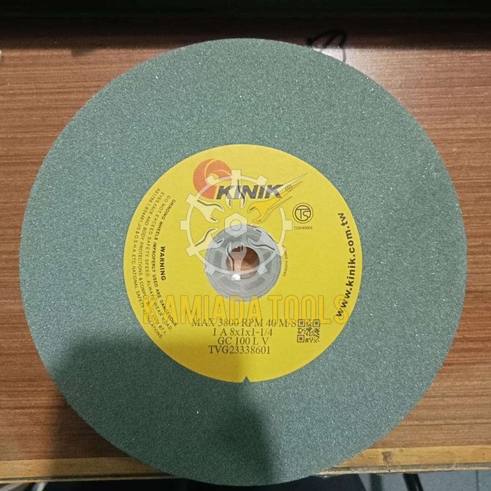 Batu Gerinda Duduk 8 Inch Kinik /Batu Gerinda Poles 8"/Asah Batu