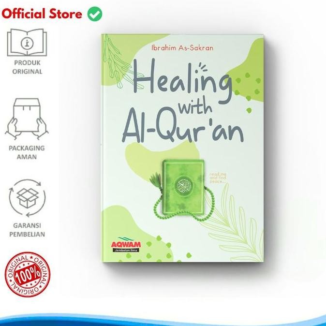 Original Buku Healing With Al Quran Al-Quran AlQuran Baca Saya Temukan Kedamaian Aqwam oleh Ibrahim 