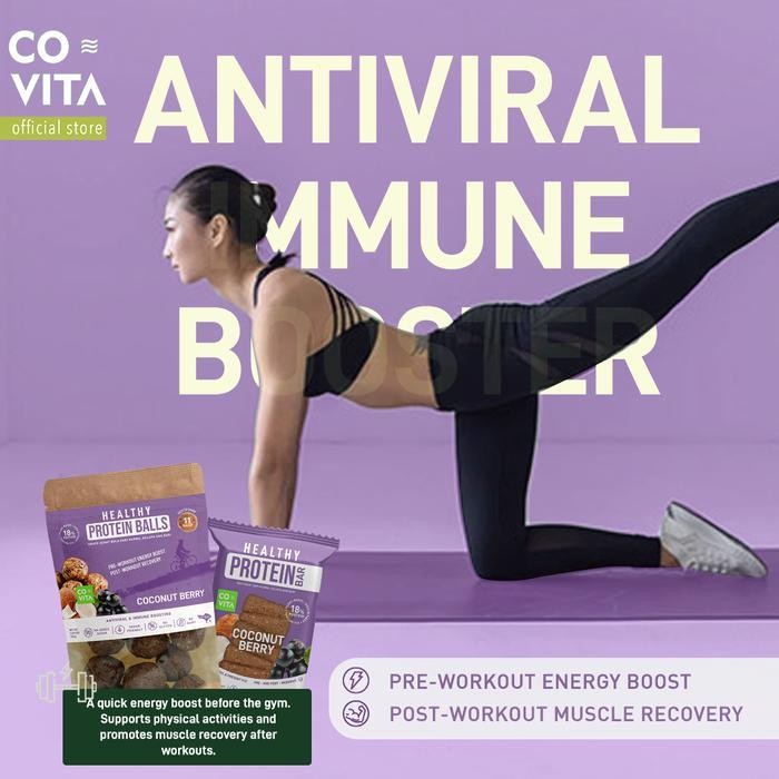 

Covita Healthy Protein Bars Box - Coconut Berry