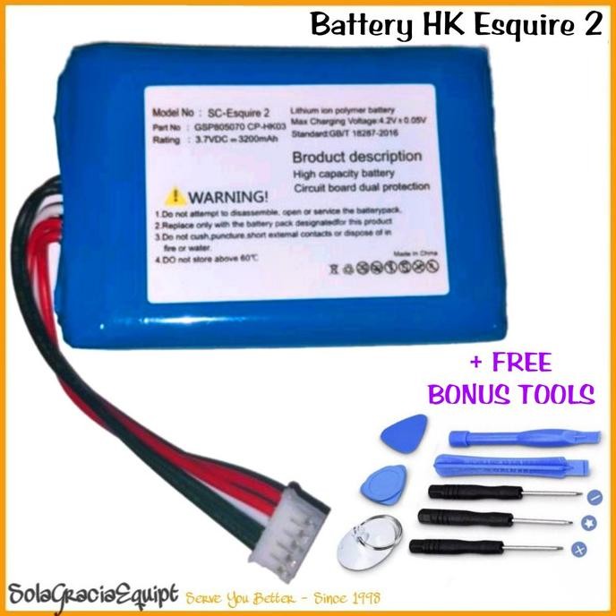 Batre / Baterai / Battery HK Harman Kardon Esquire2 - CP-HK03 - 3.7Vdc